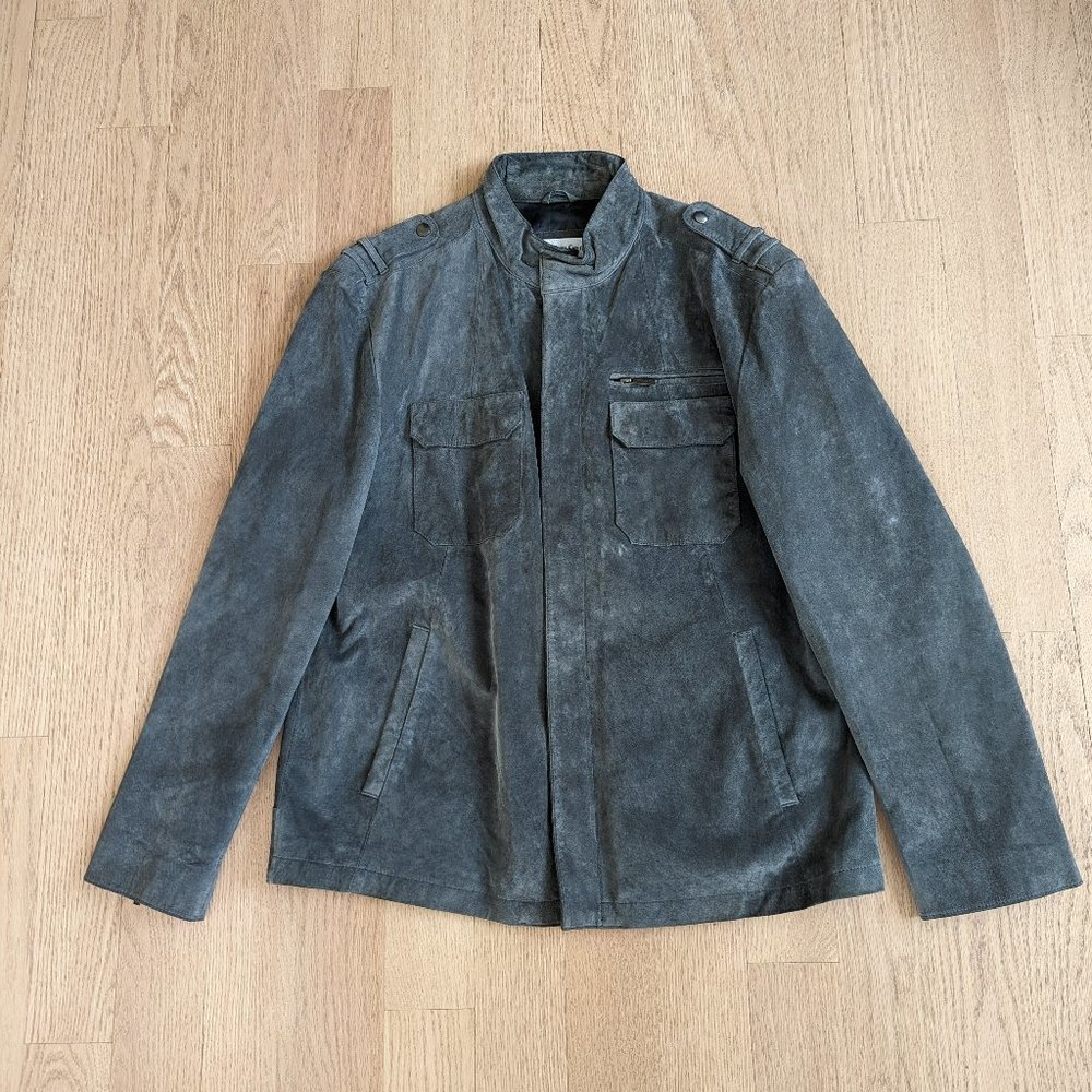 Calvin Klein Grey Suede Jacket